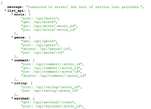 MAC-Movie Web Service API
