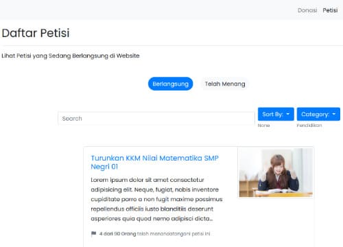Proyek aplikasi campaign Yuk-Bisa-Yuk